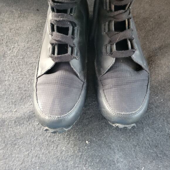 Timberland Grammercy Tall Leather Black Boots Fur Waterproof Winter Size 9 - Picture 11 of 15